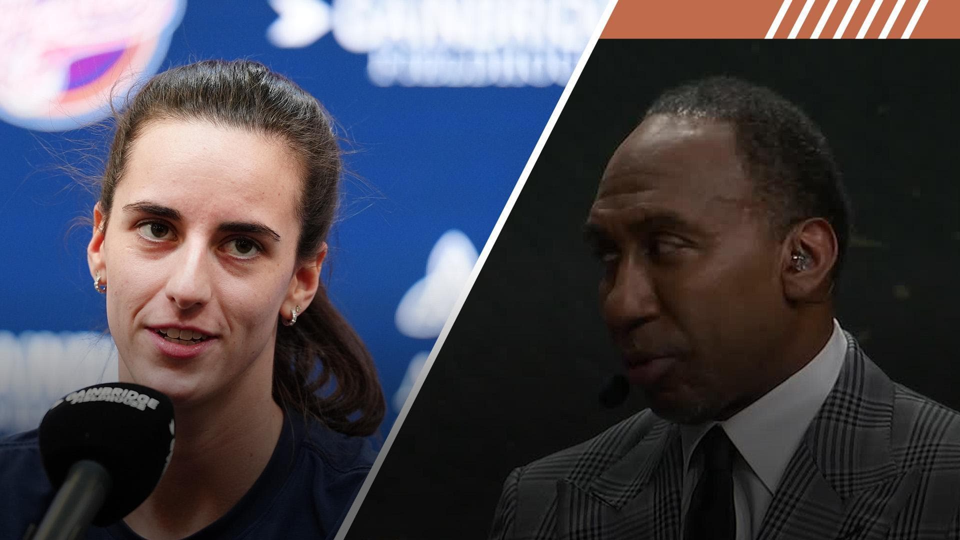 Stephen A. addresses Caitlin Clark being used as a 'political football'